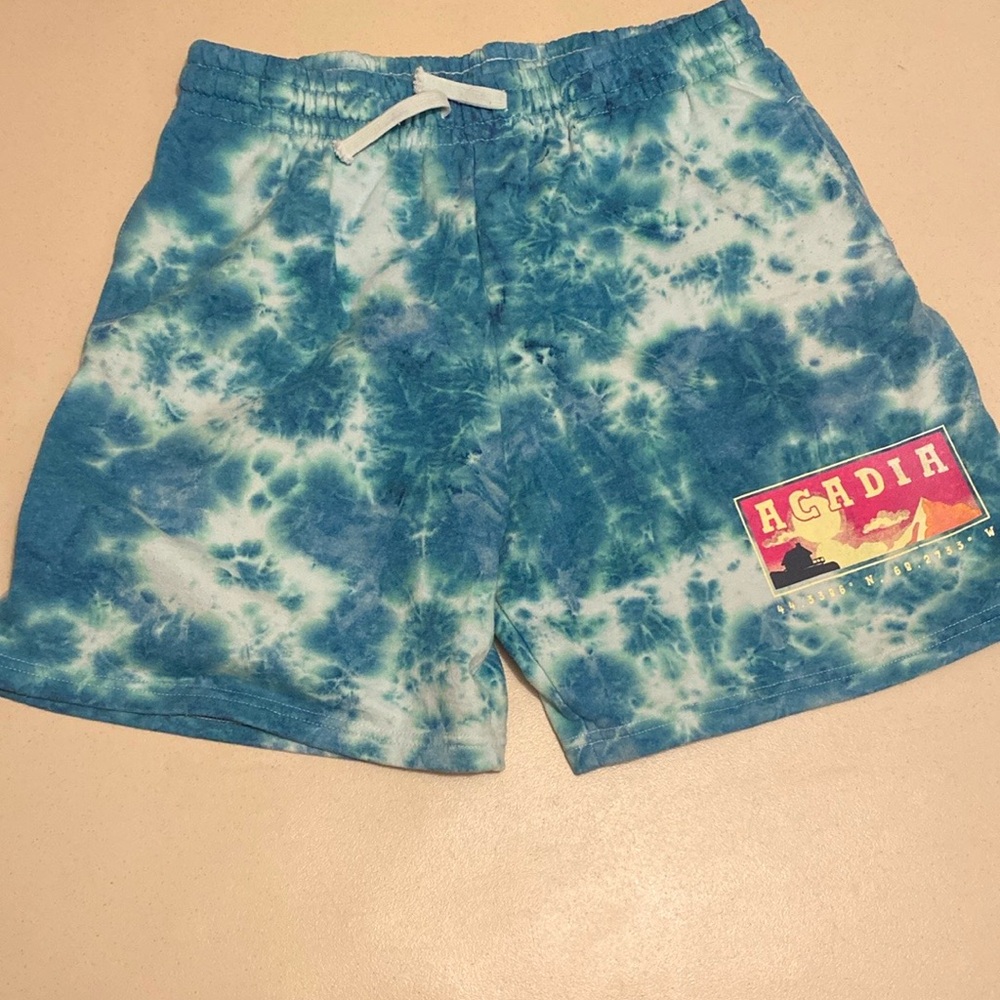 Agadia Blue Tie-Dye Shorts